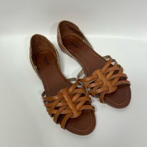 Mossimo Supply Co. Tan Strappy Sandals